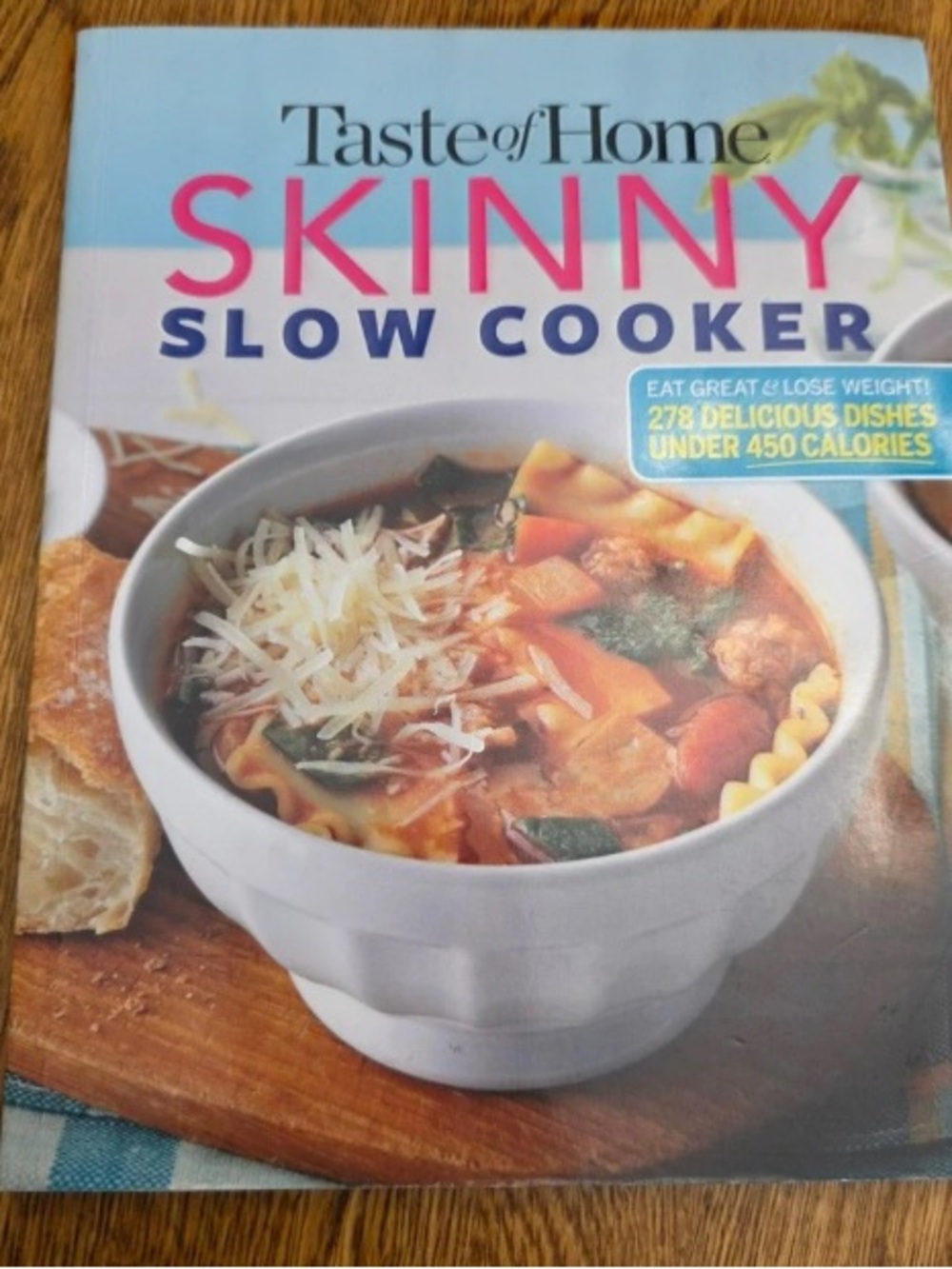 Taste of Home Skinny Slow Cooker Cookbook - White